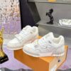 sy_no_CD95B56E2026DABA7E6A05498B911956_3 Louis Vuitton LV Trainer Strap White & Beige/Cream Retro Sneakers