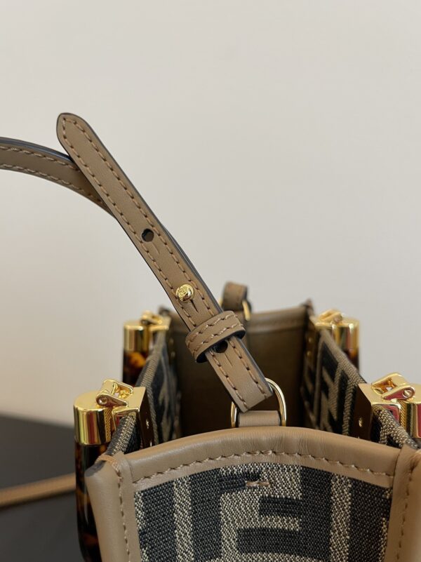 Fendi Sunshine Mini Tote – Tortoiseshell Handle