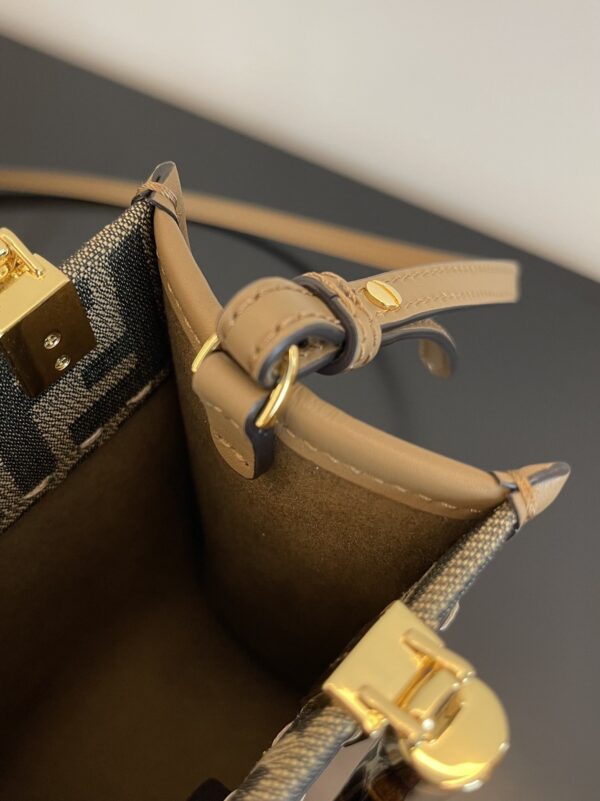 Fendi Sunshine Mini Tote – Tortoiseshell Handle