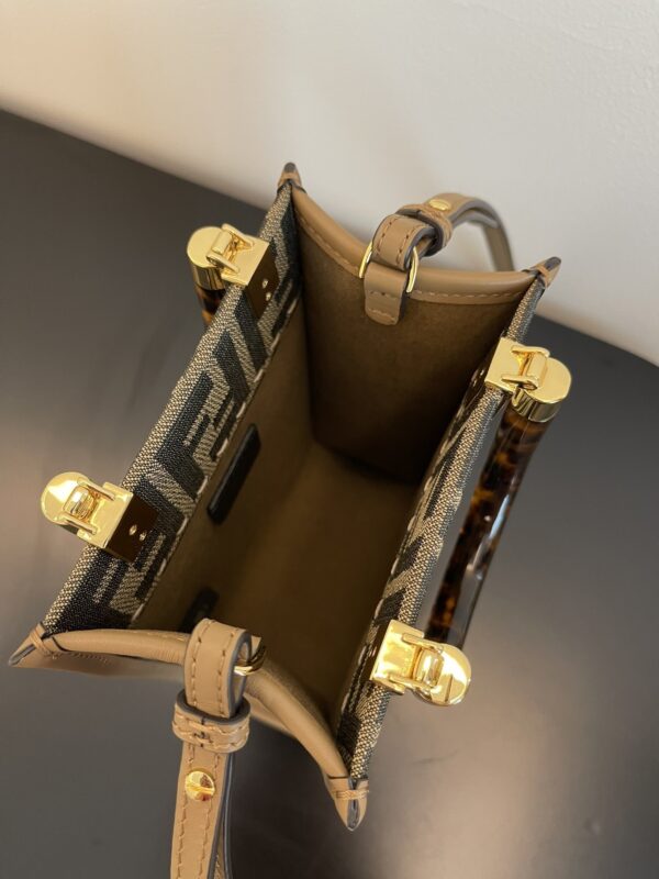 Fendi Sunshine Mini Tote – Tortoiseshell Handle
