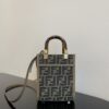 Fendi Sunshine Mini Tote – Tortoiseshell Handle
