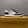 sy_no_CE0381FB3E4233867F45C6FAF9EDFC55_2 Louis Vuitton LV Court / Riviera Black & White Damier Low-Top Sneakers