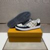 sy_no_CE0381FB3E4233867F45C6FAF9EDFC55_7 Louis Vuitton LV Court / Riviera Black & White Damier Low-Top Sneakers