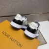 sy_no_CE0381FB3E4233867F45C6FAF9EDFC55_8 Louis Vuitton LV Court / Riviera Black & White Damier Low-Top Sneakers