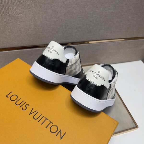 sy_no_CE0381FB3E4233867F45C6FAF9EDFC55_8 Louis Vuitton LV Court / Riviera Black & White Damier Low-Top Sneakers