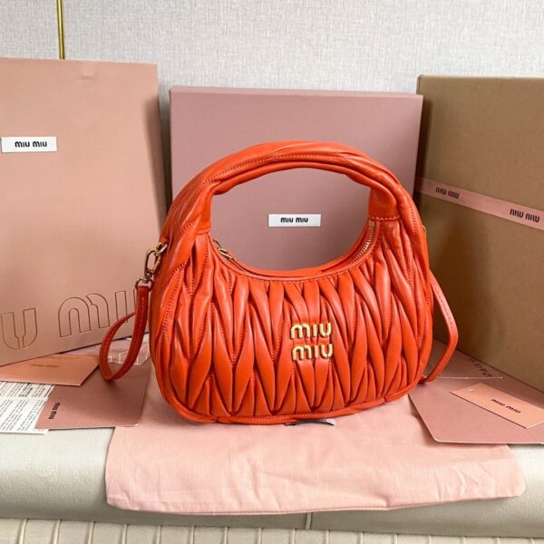 sy_no_CEB3DFFDA25EE026C365FF6F57A695E6_1 Miu Miu Wander Matelassé Nappa Leather Small Hobo Bag