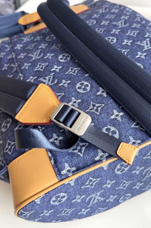sy_no_CEFBE11D093C475D1DAB74F75B75CF24_5 Louis Vuitton Christopher MM Backpack – Monogram Flower Denim