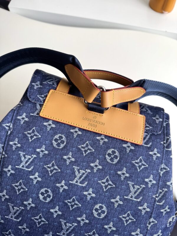 sy_no_CEFBE11D093C475D1DAB74F75B75CF24_6 Louis Vuitton Christopher MM Backpack – Monogram Flower Denim