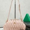 sy_no_CF040A3D75D1EF7F8A7FB3F6424EC192_0 Pink Matelassé Shell Backpack