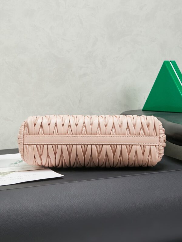 sy_no_CF040A3D75D1EF7F8A7FB3F6424EC192_3 Pink Matelassé Shell Backpack