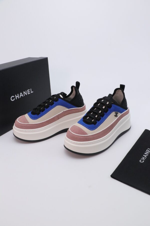sy_no_CF36571615D991E158C9D10048523FF9_3 Dusty Pink & Royal Blue Platform Chunky Sneakers