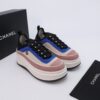 sy_no_CF36571615D991E158C9D10048523FF9_5 Dusty Pink & Royal Blue Platform Chunky Sneakers