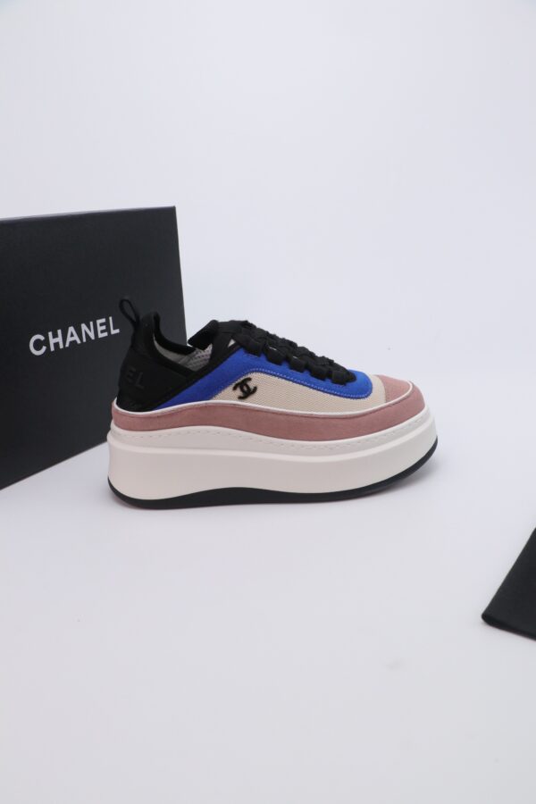 sy_no_CF36571615D991E158C9D10048523FF9_6 Dusty Pink & Royal Blue Platform Chunky Sneakers