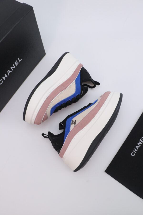 sy_no_CF36571615D991E158C9D10048523FF9_8 Dusty Pink & Royal Blue Platform Chunky Sneakers