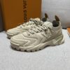 sy_no_CF4B829AD0C2442D37F2A2F359CB66F2_4 Taupe, Grey Khaki & Champagne Gold Technical Dad Sneakers