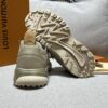 sy_no_CF4B829AD0C2442D37F2A2F359CB66F2_6 Taupe, Grey Khaki & Champagne Gold Technical Dad Sneakers
