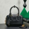 sy_no_D03C03934D934462141AD8A24D118F9C_0 Miu Miu "Too Pretty" Bowling Bag – Small Leather Handbag / Crossbody Bag