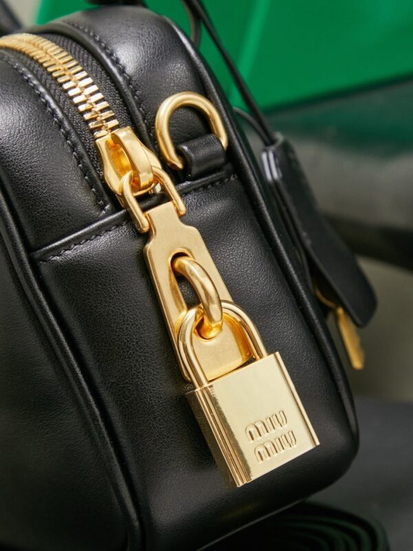 sy_no_D03C03934D934462141AD8A24D118F9C_6 Miu Miu "Too Pretty" Bowling Bag – Small Leather Handbag / Crossbody Bag