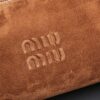 sy_no_D078A6160FCF43D26ADDC0824600867C_5 Caramel Brown Suede Cylindrical Underarm Shoulder Bag