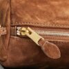 sy_no_D078A6160FCF43D26ADDC0824600867C_6 Caramel Brown Suede Cylindrical Underarm Shoulder Bag