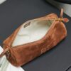 sy_no_D078A6160FCF43D26ADDC0824600867C_7 Caramel Brown Suede Cylindrical Underarm Shoulder Bag