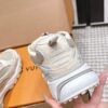 Louis Vuitton Men's Trainer Sneakers – Breathable Mesh Casual Sports Shoes with Chunky Soles