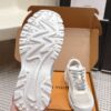 Louis Vuitton Men's Trainer Sneakers – Breathable Mesh Casual Sports Shoes with Chunky Soles