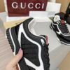 Black & White Monogram Retro Sneakers