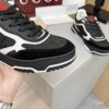 Black & White Monogram Retro Sneakers