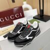 Black & White Monogram Retro Sneakers