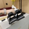 Black & White Monogram Retro Sneakers