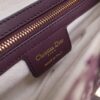 Saddle Bag – Burgundy Oblique Canvas