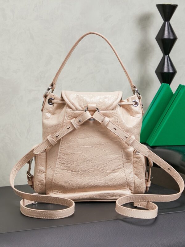 sy_no_D19B48BF0E4FDF3E83533336453B714D_1 Miu Miu Medium Calfskin Backpack/Crossbody/Handbag with Crackled Finish