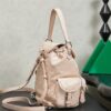 sy_no_D19B48BF0E4FDF3E83533336453B714D_2 Miu Miu Medium Calfskin Backpack/Crossbody/Handbag with Crackled Finish
