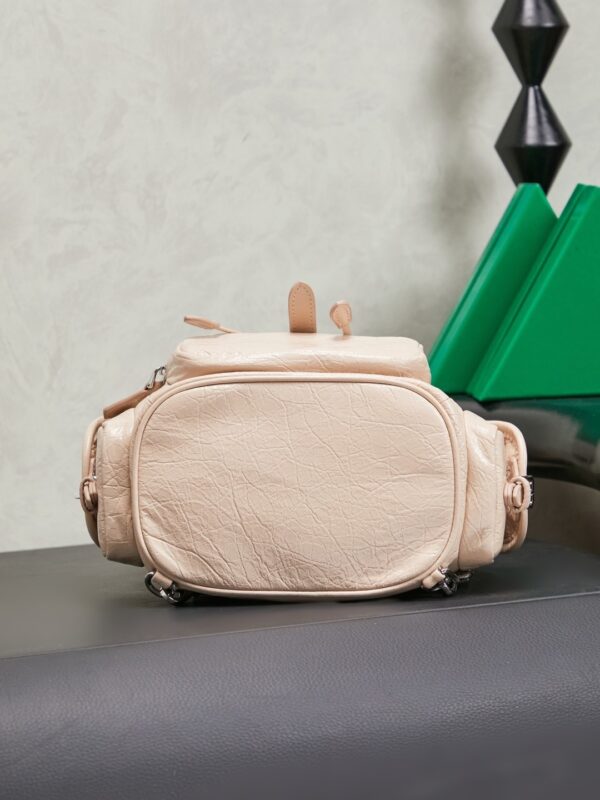 sy_no_D19B48BF0E4FDF3E83533336453B714D_3 Miu Miu Medium Calfskin Backpack/Crossbody/Handbag with Crackled Finish