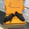 sy_no_D1A6D8466A93746B7A6E7FD6E0A545A7_1 Louis Vuitton Sneakerina Triple Black Sequin Monogram & Black Suede Thin-Sole Sneakers