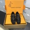sy_no_D1A6D8466A93746B7A6E7FD6E0A545A7_2 Louis Vuitton Sneakerina Triple Black Sequin Monogram & Black Suede Thin-Sole Sneakers