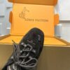sy_no_D1A6D8466A93746B7A6E7FD6E0A545A7_6 Louis Vuitton Sneakerina Triple Black Sequin Monogram & Black Suede Thin-Sole Sneakers