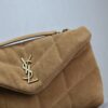 sy_no_D238128E13AD8870CF625507563ECEAF_2 YSL Loulou Mini Double-Chain Bag – Mustard Yellow Suede