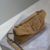sy_no_D238128E13AD8870CF625507563ECEAF_3 YSL Loulou Mini Double-Chain Bag – Mustard Yellow Suede