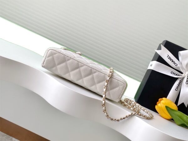 Chanel Caviar Leather Box Bag with Top Handle (Size 25)