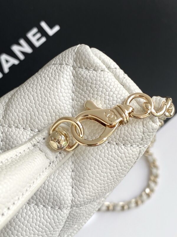 Chanel Caviar Leather Box Bag with Top Handle (Size 25)