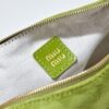 sy_no_D327A7DB1633C1890F9AD21C6DD3ABE2_8 Avocado Green Leather Cylindrical Underarm Shoulder Bag