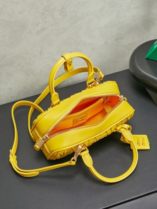 sy_no_D3B9091E3C1ED7CECDB350D3B1BBE996_7 Miu Miu Women's Arcadie Small Nappa Leather Bowling Bag