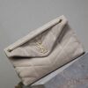 sy_no_D4A7F61AD1851505572F375E6C1F0C51_1 YSL Loulou 35cm Shoulder Bag – Light Gray Suede