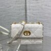 sy_no_D52A66E4F7B4AC25979E7FD4D00991F3_0 Dior Women's Black Mini Shoulder/Crossbody Bag with Oversized Cannage Pattern and Twist-Lock CD Clasp