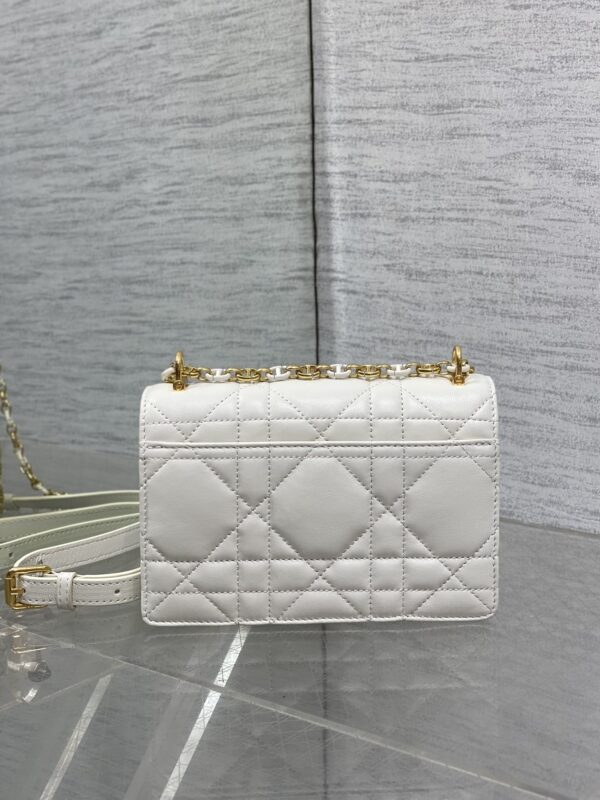sy_no_D52A66E4F7B4AC25979E7FD4D00991F3_3 Dior Women's Black Mini Shoulder/Crossbody Bag with Oversized Cannage Pattern and Twist-Lock CD Clasp
