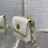 sy_no_D52A66E4F7B4AC25979E7FD4D00991F3_4 Dior Women's Black Mini Shoulder/Crossbody Bag with Oversized Cannage Pattern and Twist-Lock CD Clasp