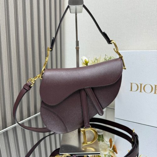 DIOR Women's Grained Calfskin Saddle Bag