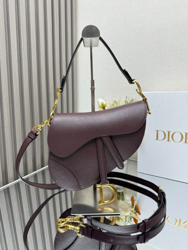 sy_no_D56624100258573EF19479CBCB7979C2_0 DIOR Women's Grained Calfskin Saddle Bag